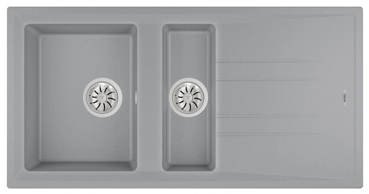 Teka Stone 60 B-tg Metallic Grey Granit Eviye 11-2 B