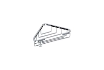 Deppot Köşe Şampuanlık 15x15 - 1 Kat - Krom