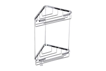 Deppot Köşe Şampuanlık 15x15 - 2 Kat - Krom