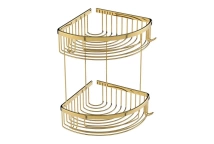 Deppot Oval Lüks Şampuanlık 20x20 - 2 Kat - Altın