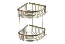 Deppot Oval Lüks Şampuanlık 20x20 - 2 Kat - Antik Sarı