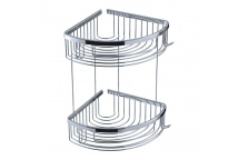 Deppot Oval Lüks Şampuanlık 20x20 - 2 Kat - Krom