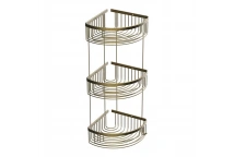 Deppot Oval Lüks Şampuanlık 20x20 - 3 Kat - Antik Sarı
