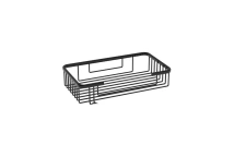 Deppot Plaza 25x15 Şampuanlık-1 Kat - Mat Siyah