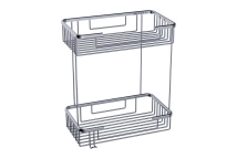 Deppot Plaza 25x15 Şampuanlık-2 Kat - Krom