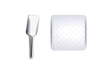 Deppot Trend Parlak Krom Tepe Başlık Set