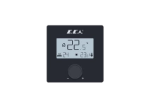 Eca Dijital Oda Termostatı Lcd Çevirmeli Siyah