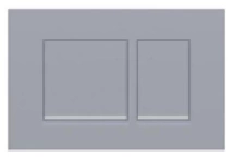 Serel Dikdörtgen Parlak Krom Panel-Metal Kaplama