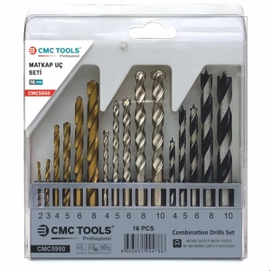 CMC 16 pcs MATKAP UCU SETİ