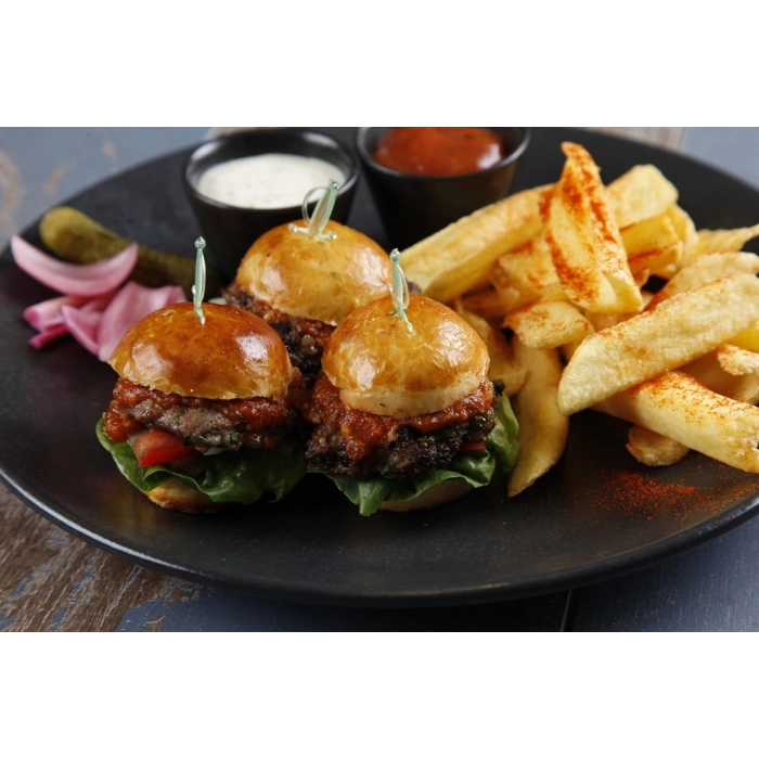 Mini İtalyan Burger Tabağı