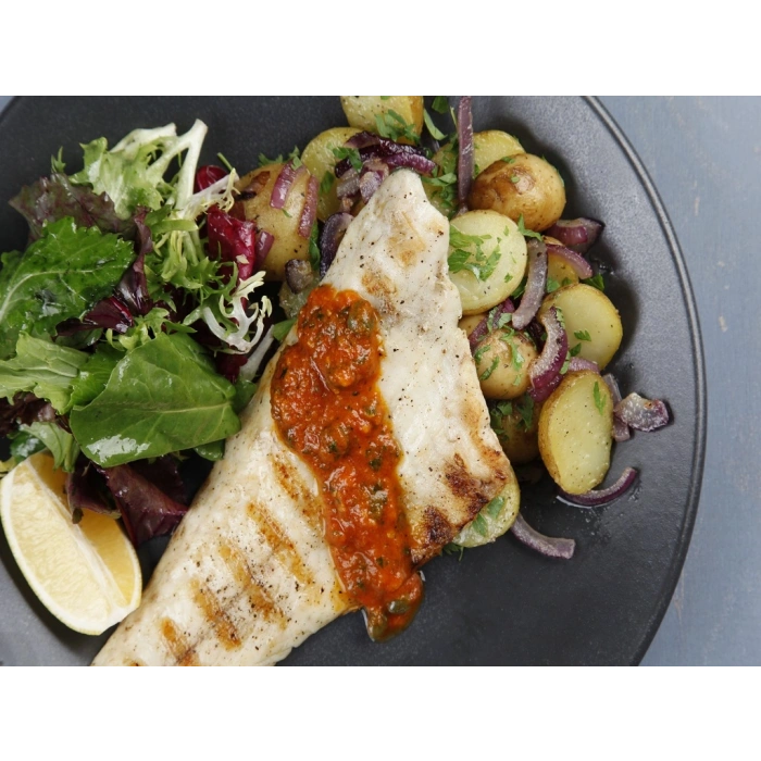 Branzino Con Insalata Di Patat