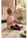 Cocole Socks Kız Bebek Külotlu Çorabı 3lü Set Pamuklu Bordo 0-24 Ay