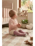 Cocole Socks Kız Bebek Külotlu Çorabı 3lü Set Pamuklu Mercan 0-24 Ay