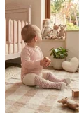 Cocole Socks Kız Bebek Külotlu Çorabı 3lü Set Pamuklu Zigzag 0-24 Ay