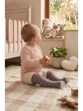 Cocole Socks Kız Bebek Külotlu Çorabı 3lü Set Pamuklu Zigzag 0-24 Ay