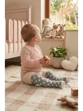 Cocole Socks Erkek Bebek Külotlu Çorabı 3lü Set Pamuklu Gri 0-24 Ay