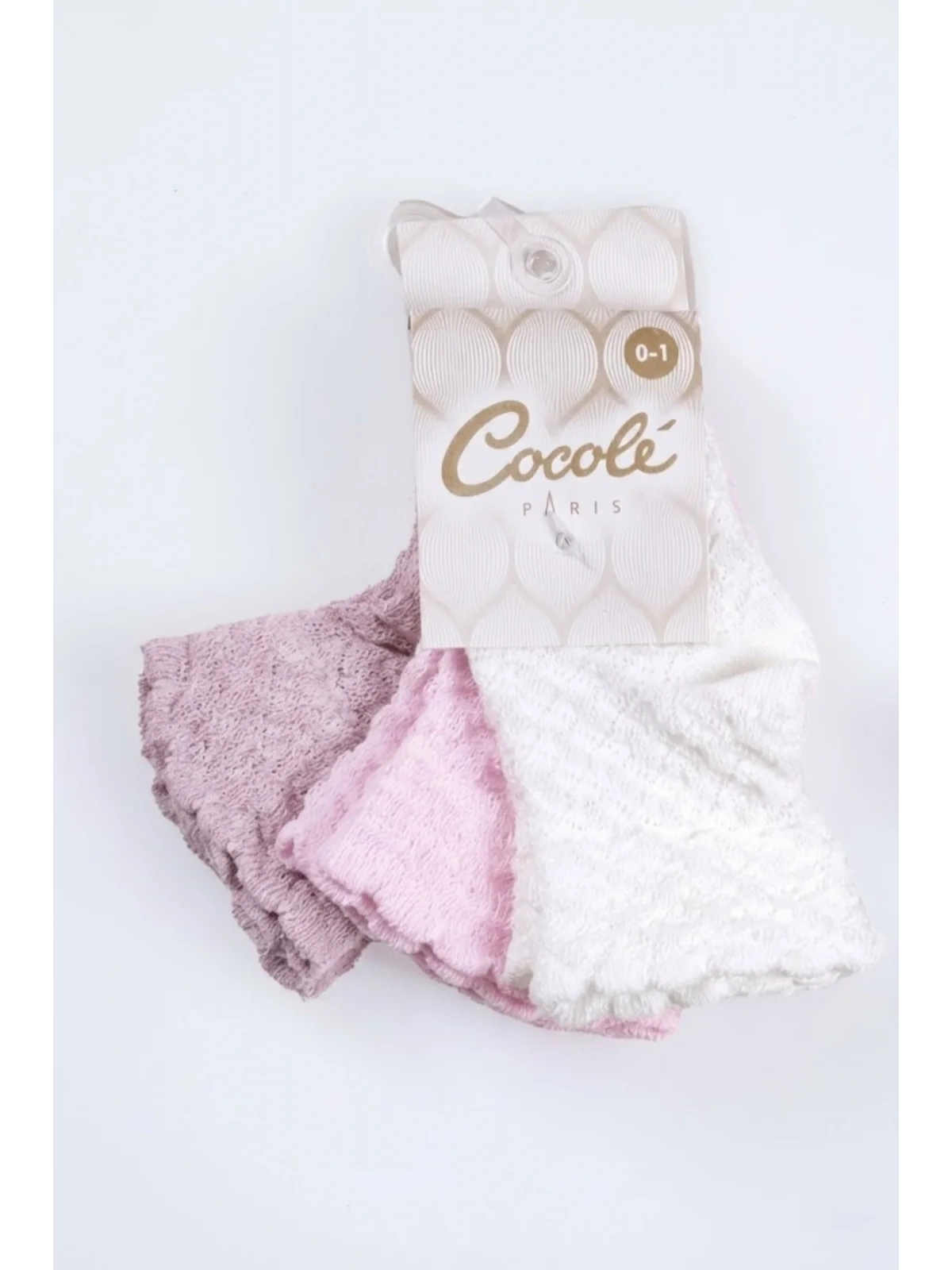 Cocole Socks Kız Çocuk Soket Çorabı 3’lü Set – Pamuklu Klasik Seri & Petek Örgü Desenli