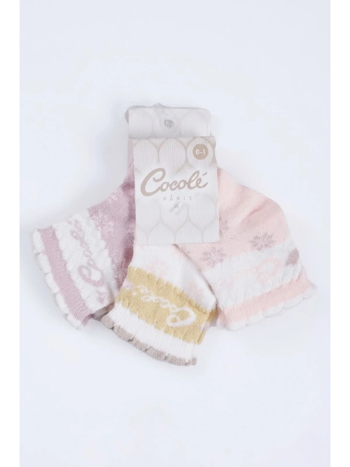 Cocole Socks Kız Çocuk Soket Çorabı 3’lü Set – Pamuklu Özel Logolu Seri & Çiçekli Desenli