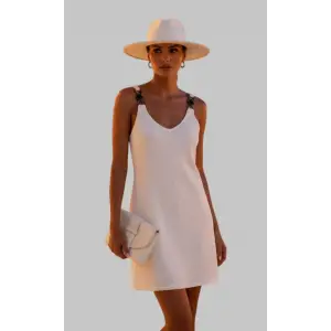 Kefalonya Adası Örme Asklı Toka detay Elbise Tasarım