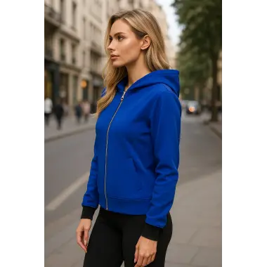 Parlament Kapüşonlu Bomber Gabardin Tasarım Ceket