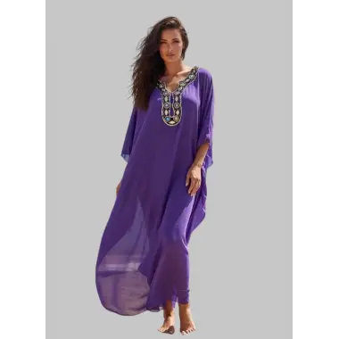 Grecee İhtal yaka detay şifon Pareo Tasarım S 2026