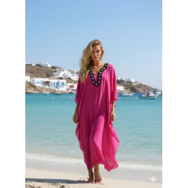 Meis ada İthal yaka Detay Krep Pareo S Tasarım