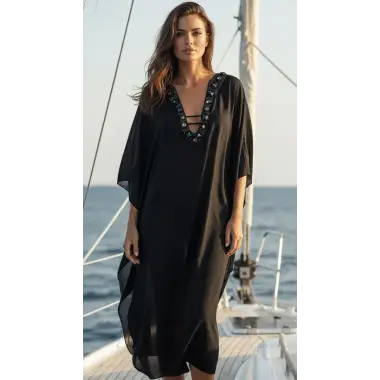 Midilli İhtal yaka detay Pareo Tasarım S 2026