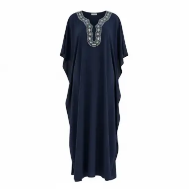 Sisam İthal yaka detay Krep Pareo Tasarım S 2026