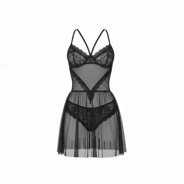 Milos ikili Tül Gecelik Takım Tasarım