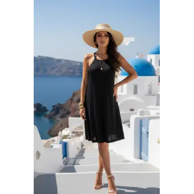 Elba Askı detay Örme Elbise Tasarım S 2026