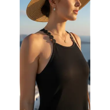 Elba Askı detay Örme Elbise Tasarım S 2026