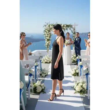 Elba Askı detay Örme Elbise Tasarım S 2026