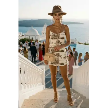 Mathilda capone Straplez Krep Askılı krep Elbise Tasarım S 2026