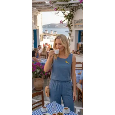 Elizabeth jorni Pamuklu ikili Takım Tasarım