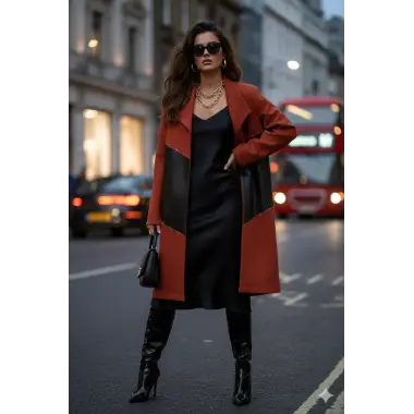 Charles Deri Detay Örme Tasarım Kaban W 2026