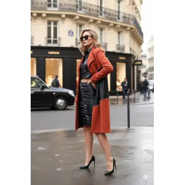 Charles Deri Detay Örme Tasarım Kaban W 2026