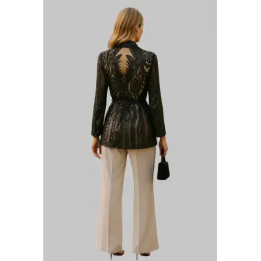 Jessica Dafer Paris Özel Tasarım Payet Ceket