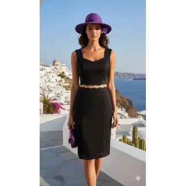 Leonardo Güpür Tül Detay Elbise Tasarım S 2026