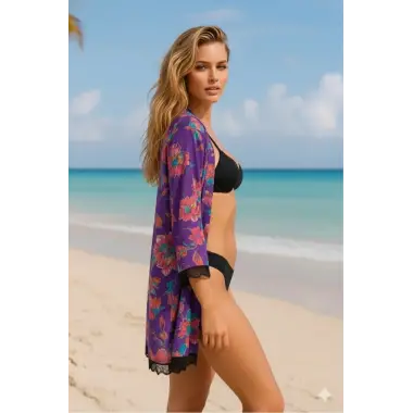 Laura İpek Şifon Kimono Tasarım S 2026