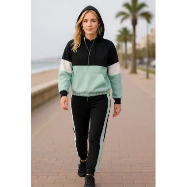 Nicci Mint Bloklu Eşofman Takım