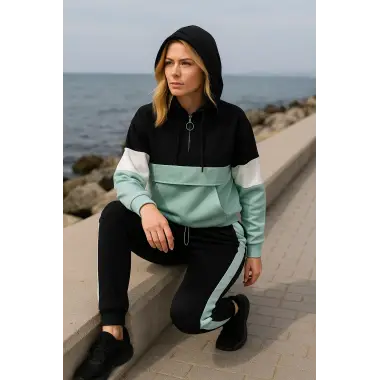 Nicci Mint Bloklu Eşofman Takım