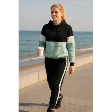 Nicci Mint Bloklu Eşofman Takım