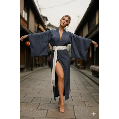 Niki bianco İthal Kimono Tasarım W 2026