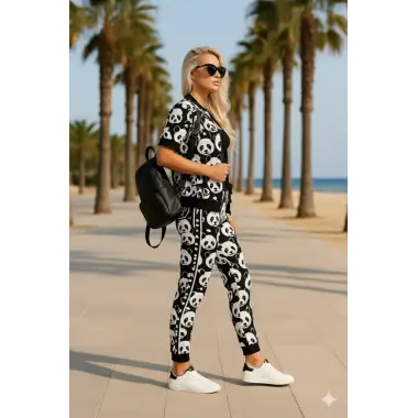 Pamela Panda Desen Eşofman Takım