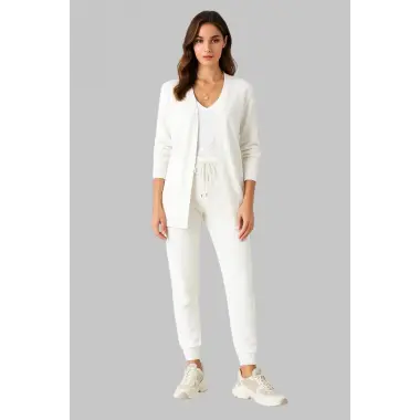 White Angel 3’lü Triko Takım Tasarım