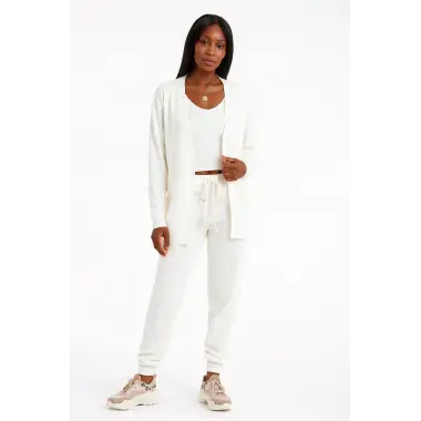 White Angel 3’lü Triko Takım Tasarım