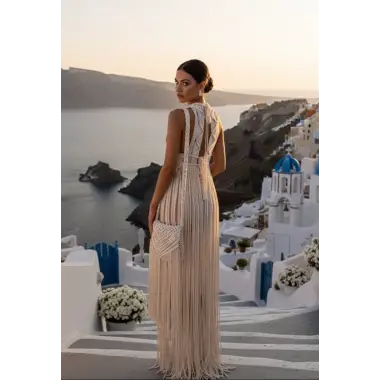 Lidya Makrome Elbise Çanta Takım Tasarım S 2026