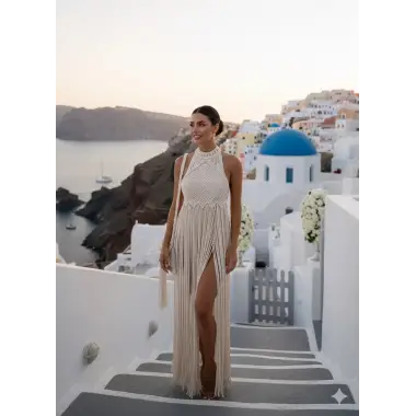 Lidya Makrome Elbise Çanta Takım Tasarım S 2026