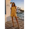 Eva rose Aksesuar Detay Keten İkili Takım Tasarım