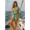 Paris Keten Renkli Şortlu Takım Tasarım